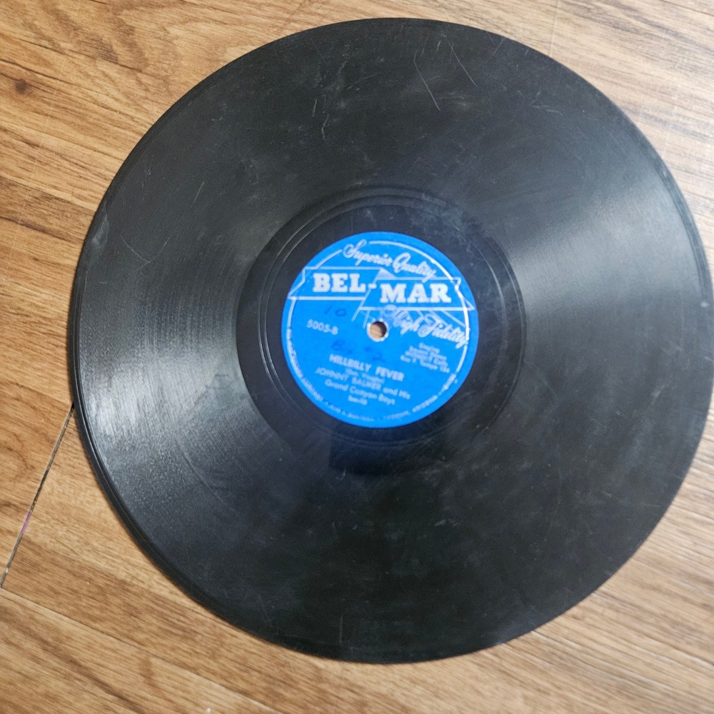 Johnny Balmer And His Grand Canyon Boys – Hillbilly Fever 1957 78RPM V+/V+